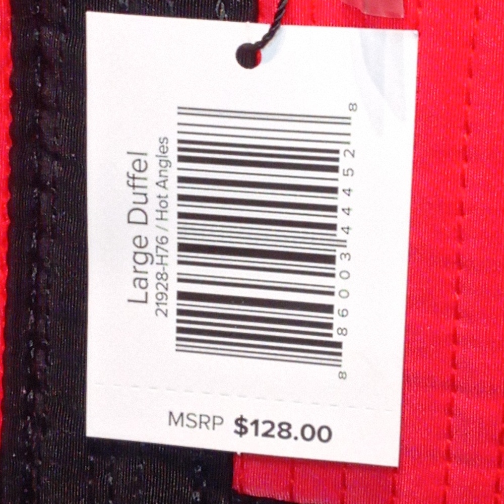 Vera Bradley Lg Microfiber Duffel in Hot Angles - Picture 4 of 7